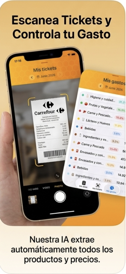 Escanea Tickets y Controla tu Gasto
